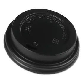 Boardwalk 749507978558 Hot Cup Lids Fits 8 Oz Cups Black 1 000/carton