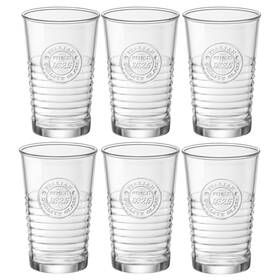 Bormioli Rocco 540620m02321990 Officina1825 Water Glasses Set Of 6 Count Pack 1 Clear
