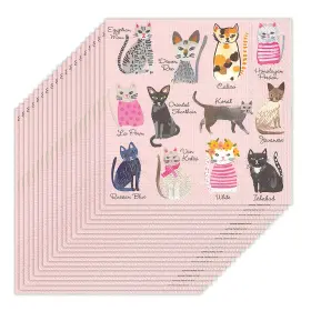 Boston International 686423608025 Ihr 3ply Paper Napkins 5 X Cool Cats