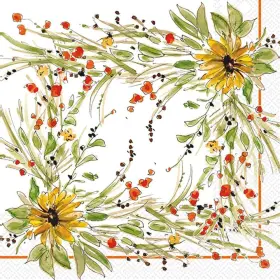 Boston International 686423661938 Ihr Ideal Home Range Cocktail Napkins Rosanne Beck Disposable 3-ply Paper Par
