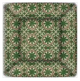 Boston International 704266663183 Square Dinner Paper Plates 8 Sq 10 Inch Burlap Christmas New