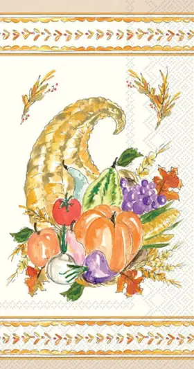 Bf046400 Boston International - Cornucopia Collection Guest Towel