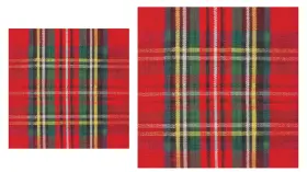 C102628800 Boston International Classic Check Napkins Cocktail And Lunch