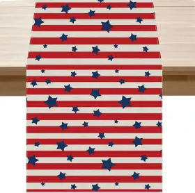 53cxzda Botb Lihm 4th Of July Table Runner Stars Patriotic 13x72 Inch Colored