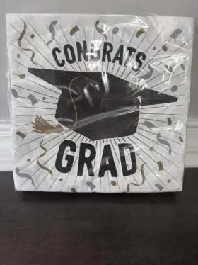 Boulder 061462902178 Aldi Napkins Graduation Congrats Grad Party 12 7/8 X 40 Count New