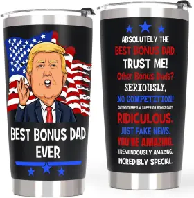 D-bnd03 Breezy Valley Bonus Dad Christmas Gifts For Step 20 Ounces Tumbler