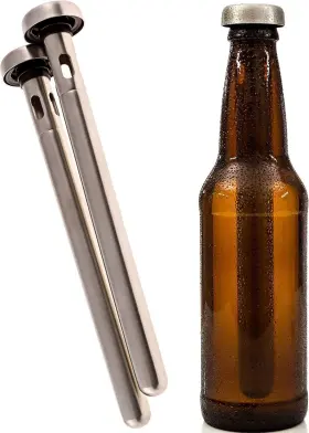 Brew House Chillers 636160981660 Boxed Gift Set Includes 2 Stainless Steel Drink Large