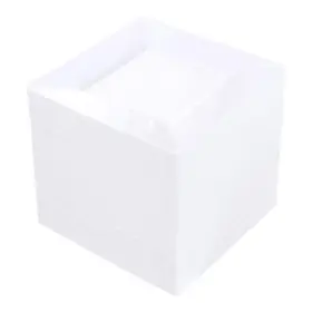 Bucla 778601613911 100pcs White Square Plastic Plates-6inch Disposable Cake 6inch