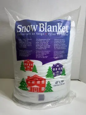 569293 Buffalo Batt & Felt Snow 45 X 99 Inch Blanket New Sealed Bag