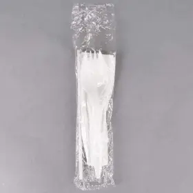 Bulk Wholesale Supplies 711181056679 Bws Individually Wrapped White Medium Weight Plastic Spork Straw And Napkin Ki