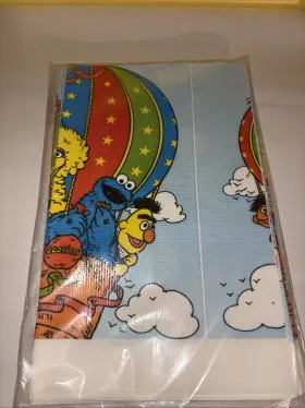 C. A. Reed Inc. 073525221731 New Vintage Sesame Street Paper Tablecloth 52 Inch X 96 Made In Usa
