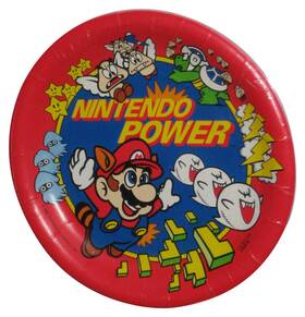 Ca Reed X76850 Nintendo Power Super Mario Bros. 3 C.a. Party Plates - Raccoon And En