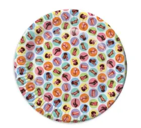 Cp-3639 Candyprints Llc Mini Penis Plates 8 Pack