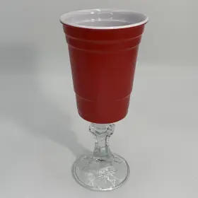 Carson 096069222309 Red Nek Party Cup Melamine Glass Base 16oz Tumbler Free Shipping