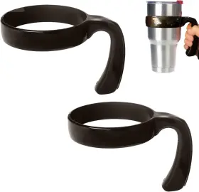 Cv025 Casavibe 30oz Tumbler Handle For Yeti Suitable Tumblers 2 Pack Bpa Black