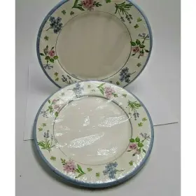 Caspari 025096494250 Paper Plates Luncheon 8 Inch Flower Shower Dessert Lot 2 Packs