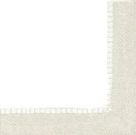 Caspari 025096543446 Entertaining With Linen Natural Cocktail Napkin Box Of 40