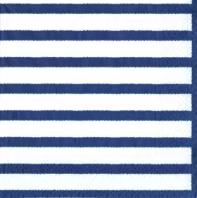 11860l Caspari Paper Luncheon Napkins Bretange Blue- Set Of 2 Packs