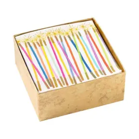 15830b Caspari Party Candles Boxed Paper Cocktail Napkins - 40 Per Box