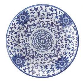 18940dp Caspari Paper Dinner Plates Indigo Garden Blue/white - 2 Packs