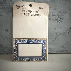 Caspari 3880p Place Cards Original Design Chinoiserie 10 Ct Pkg Table D Cor New Nos