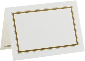 73959p Caspari Name Place Cards Golden Rule