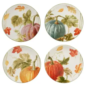 Certified International 730384311415 Autumn Harvest 9 Inch Salad/dessert Medium Multicolor
