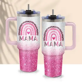 Cgmibas 634052416641 Gifts For Mom - Mama Tumbler 40 Oz With Handle And Ounces