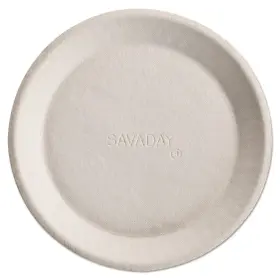 Huh10117 Chinet Savaday Molded Fiber Plates 10 Inches White Round 10117