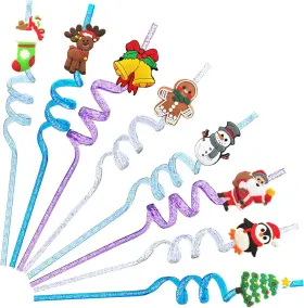 Sdjxg-821 Chsltmxq Christmas Party Favors For Kids Goodie 12 Straws