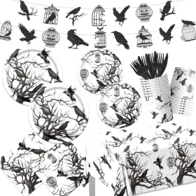 Cmusko 717181210295 Midnight Shadows Halloween Party Decoration Set