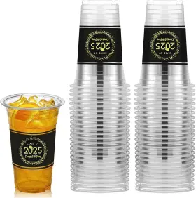 32342 Co. Ltd 50 Pack Graduation Cups Party Supplies