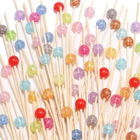 Cockstixs 313054943972 200 Pcs Cocktail Picks 4.7 Inch Toothpicks For Appetizers Bamboo Stic