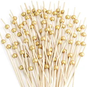 Cockstixs 785382311127 200 Bamboo Cocktail Picks 4.7 Inch Toothpicks For Appetizers And Drinks