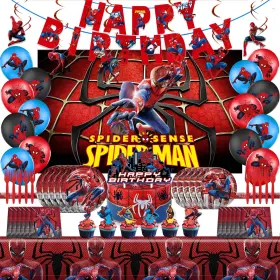 Zhizhu-044a Cofemy Cartoon Birthday Party Suppliescartoons Theme Decoration Set For Kids Inch