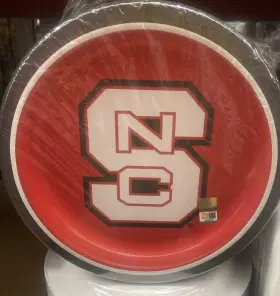 Collegiate 196504150355 North Carolina State Wolfpack Ncaa 10 1/16 Inch Paper Dinner Plates