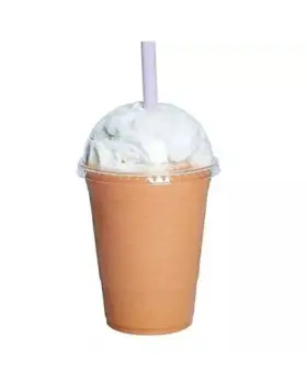 Comfy Package 643129338601 100 Sets - 16 Oz. Plastic Cups With Dome Lids Bpa Free
