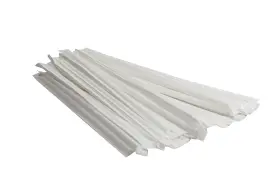 Concession Essentials 810011479173 Plastic Straws Wrapped 1000 Pack - 8 Inch Drinking Straw Foodservice Disposa
