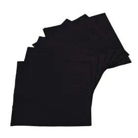 Concession Essentials 810094840877 Black 2 Ply Beverage Cocktail Napkins. Package Of 250 C