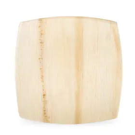 Concession Essentials 810170812118 10 Inch Square Coupe Palm Leaf Plates -plates - Compostable And Eco-friendly-