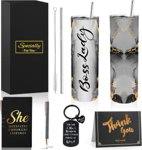 Blb01 Coosilion Boss Lady Gifts For Women Best With 20 Oz Black