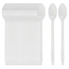 Sh-1542 Cornucopia Brands Plastic Ice Cream Spoons Long-handled 100-pack Bulk Clea