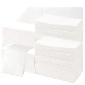 Napk-200 Cowb Manm 200 Linen-feel Guest Towels Cloth-like Hand Disposable Small White
