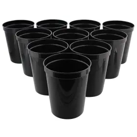 815318 Craftybook Customizable Plastic Cups 10pk - 16oz Stadium Cup Set Blank Reusable
