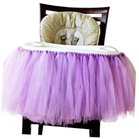 X13.8 Creation Core 445010710793 Romantic 27.6 Inch Babys 1st Birthday Party High Chair Tutu
