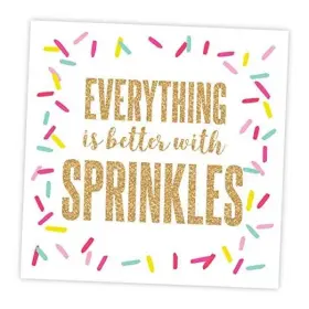 10-05580-241 Creative Brands Slant Party Supplies - Paper Napkins Disposable Cocktail Napkin Set For