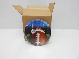 323967 Creative Conerting Converting Football Fever 8.75 Inch Dinner Plates 12pks/8ct 96ct