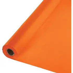 013021 Creative Converting Orange Tablecover Roll 40 Inch X100ft