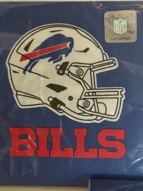 Creative Converting 039938242220 Buffalo Bills Football Party 16 Dinner Napkins X2 Bev 48 Total New