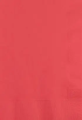 Creative Converting 039938247546 50-count Touch Of Color 3-ply Paper Lunch Napkins Coral